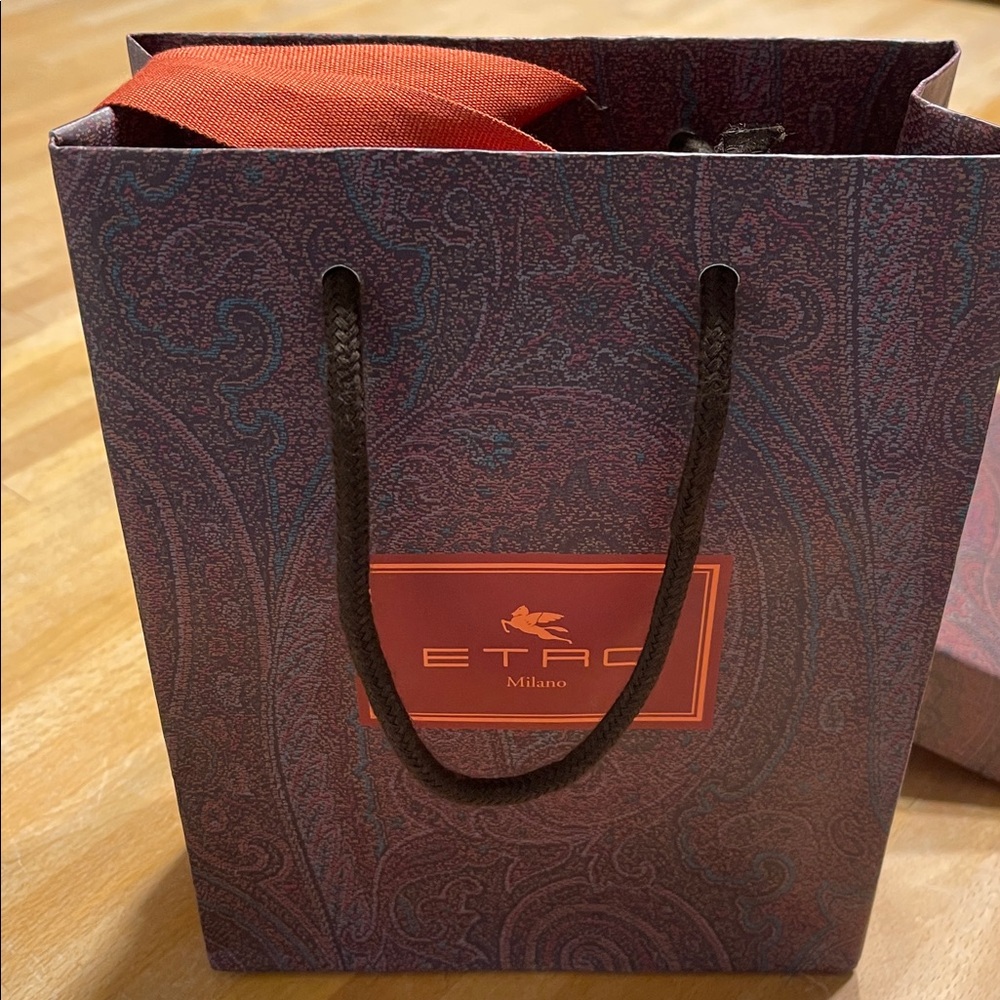 Brand New - Etro Vibrant Blue and White tote - Picture 3 of 8